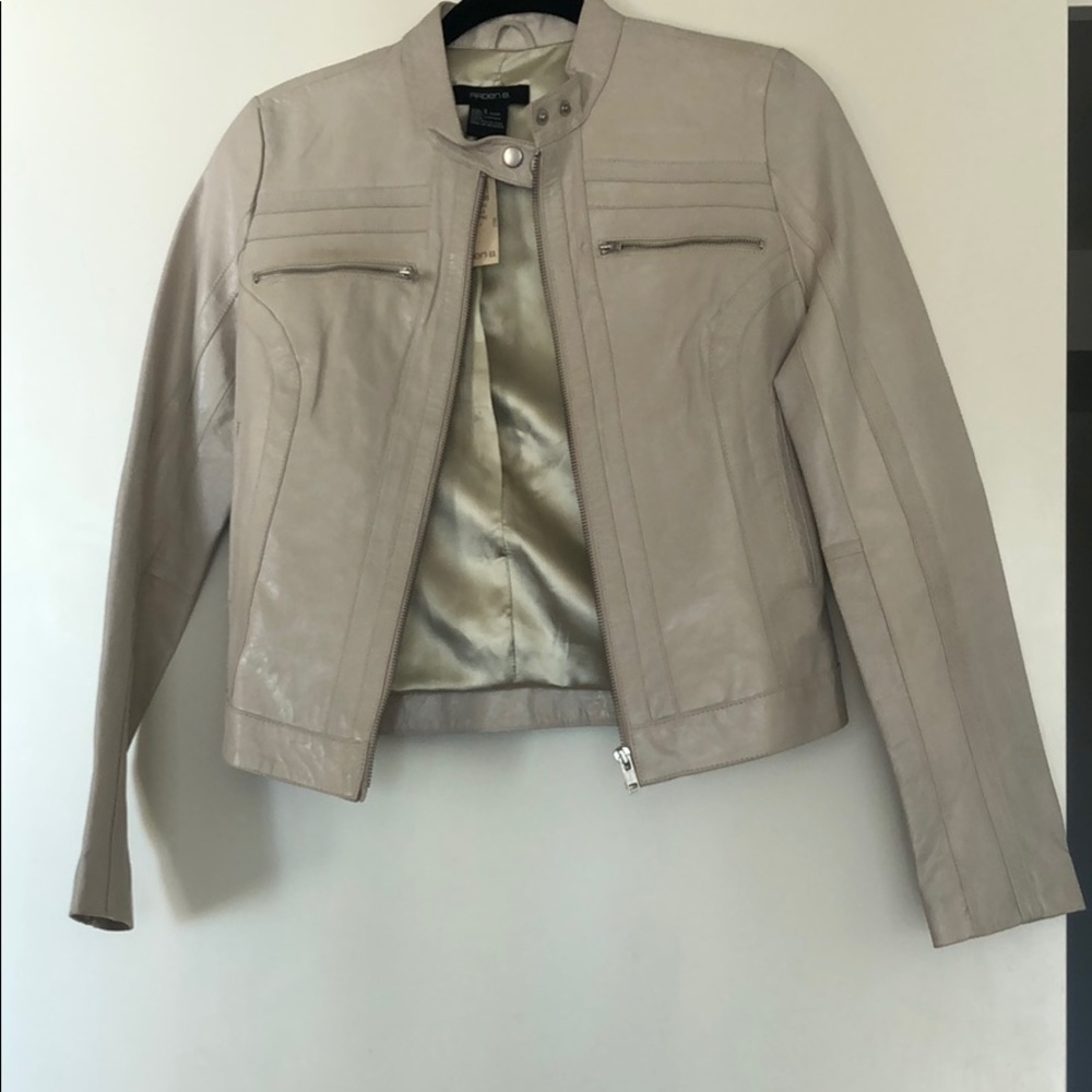 NWT Arden B leather jacket